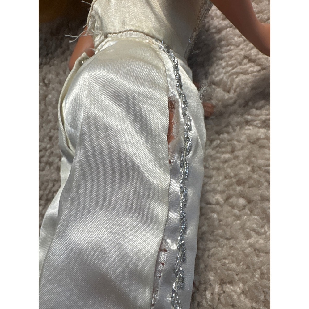 Vintage Barbie Glamorous Silver Jumpsuit Blonde 1976 Mattel 18"‎ Original Outfit - Picture 14 of 15